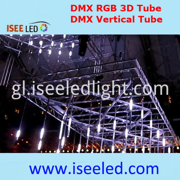 RGB DMX512 LED 3D Tube